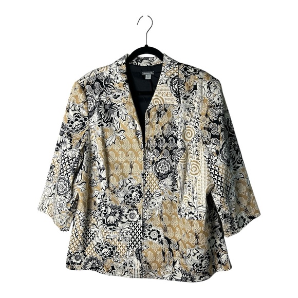 Anthracite Jackets & Blazers - Anthracite Black and Tan Blazer